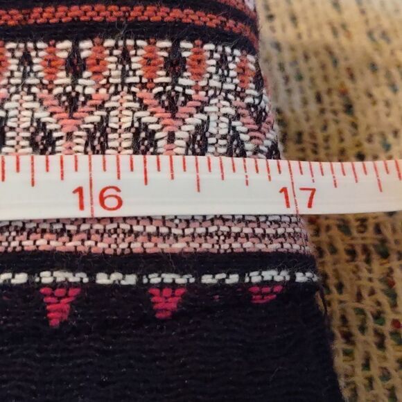 Ann Taylor Loft Size 6 Tapestry like Pink Floral Geometric Short Shorts Pockets - Picture 6 of 8